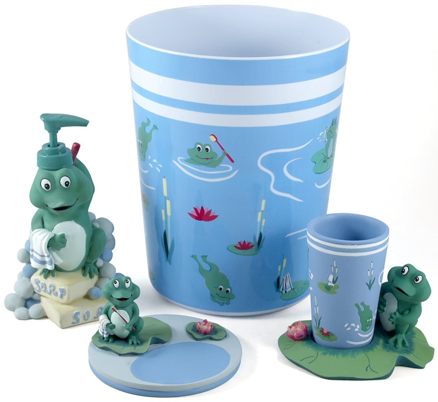 BigKitchen Froggy 4 Piece Bathroom Accessory Set