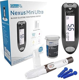 GlucoRx Nexus Mini Ultra Blood Glucose Monitoring System