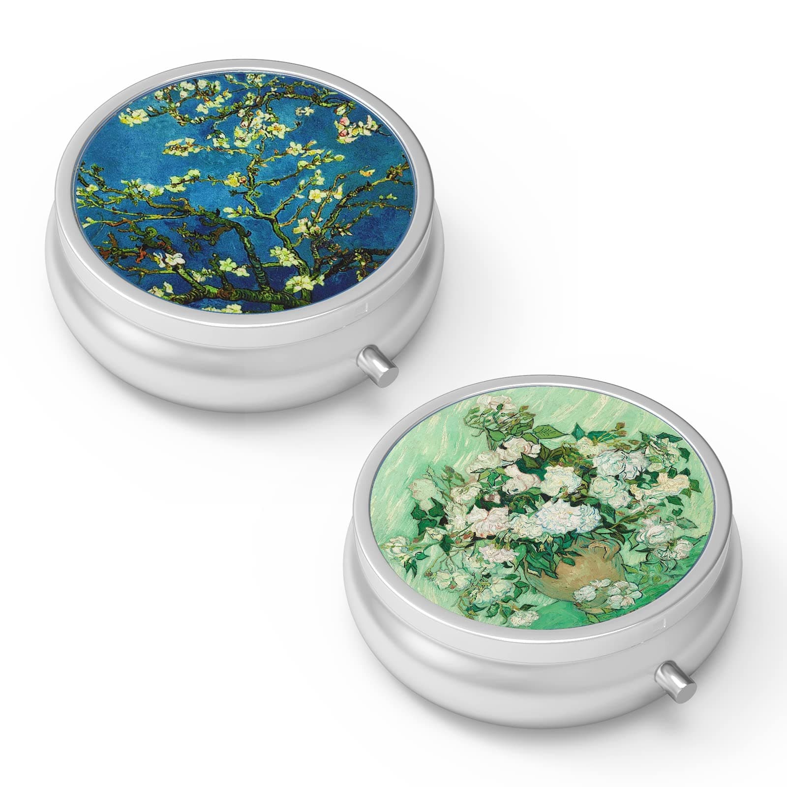 - Pill Box 3 Compartment Small Pill Case,Portable for Pocket or Purse Pill Organizer Pill Container Holder to Hold Vitamins, Medication, Fish Oil and Supplements(2PCS)