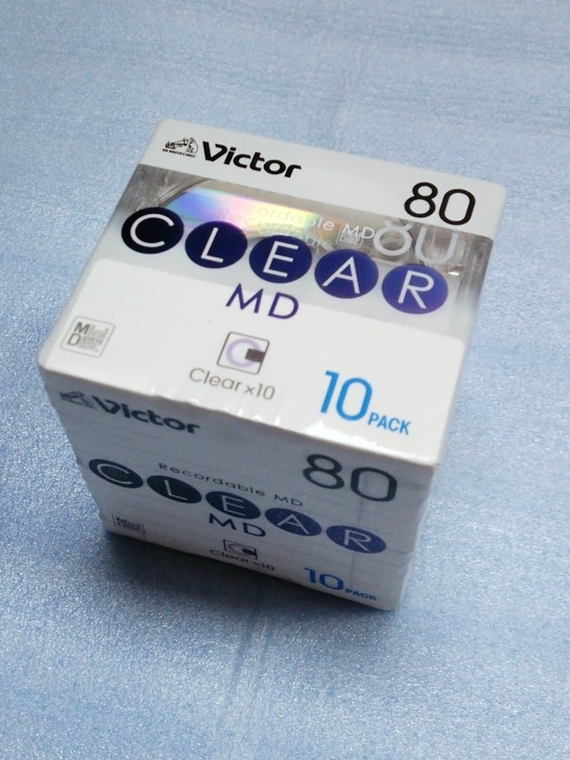 Victor Blank MD 80min 10packs from JAPAN
