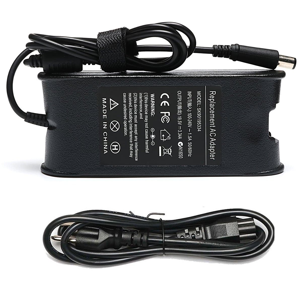 65W Laptop Charger Compatible for Dell Latitude E6430 E6230 E6320 E6410 E6420 7480 7280 5480 E7470 E7450 E7440 E5470 Charger Power Supply Cord 09RN2C 9T215 7W104 5U092 XD733 Charger