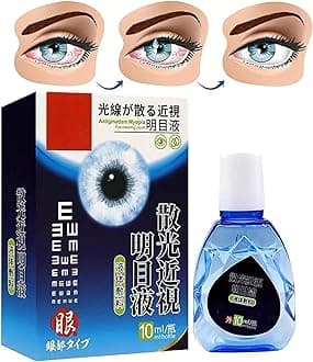 – ATTDX Treatment EyeProblems SolutionDrops, Eye Therapy Drops, Eye Drops for Dry Eyes, Best Moisture Eye Drops, Eye Care Brightening Solution Japanese (1pcs)