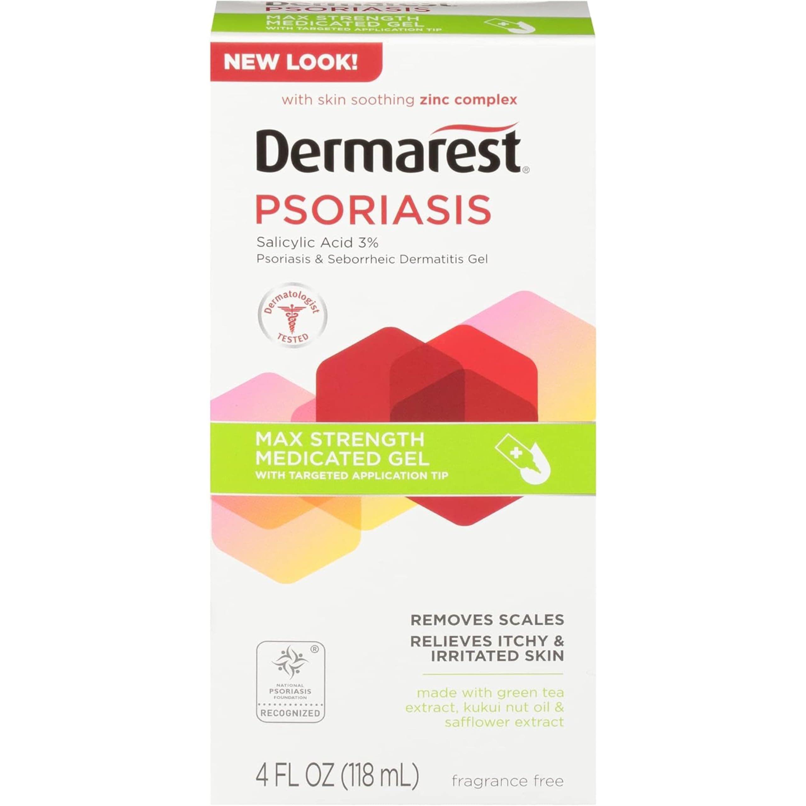 DERMAREST Psoriasis Medicated Gel, 4 OZ