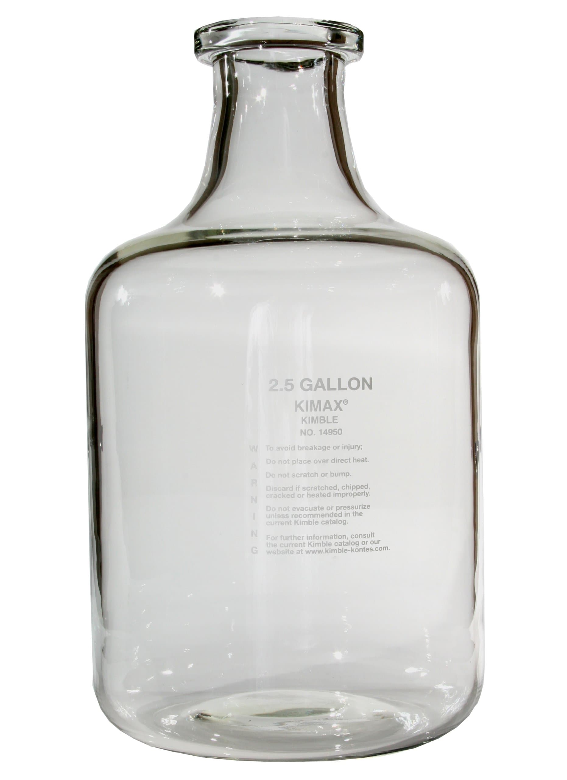 Kimble 14950-25 Heavy-Duty Solution Carboy, 2.5gal (Case of 1)