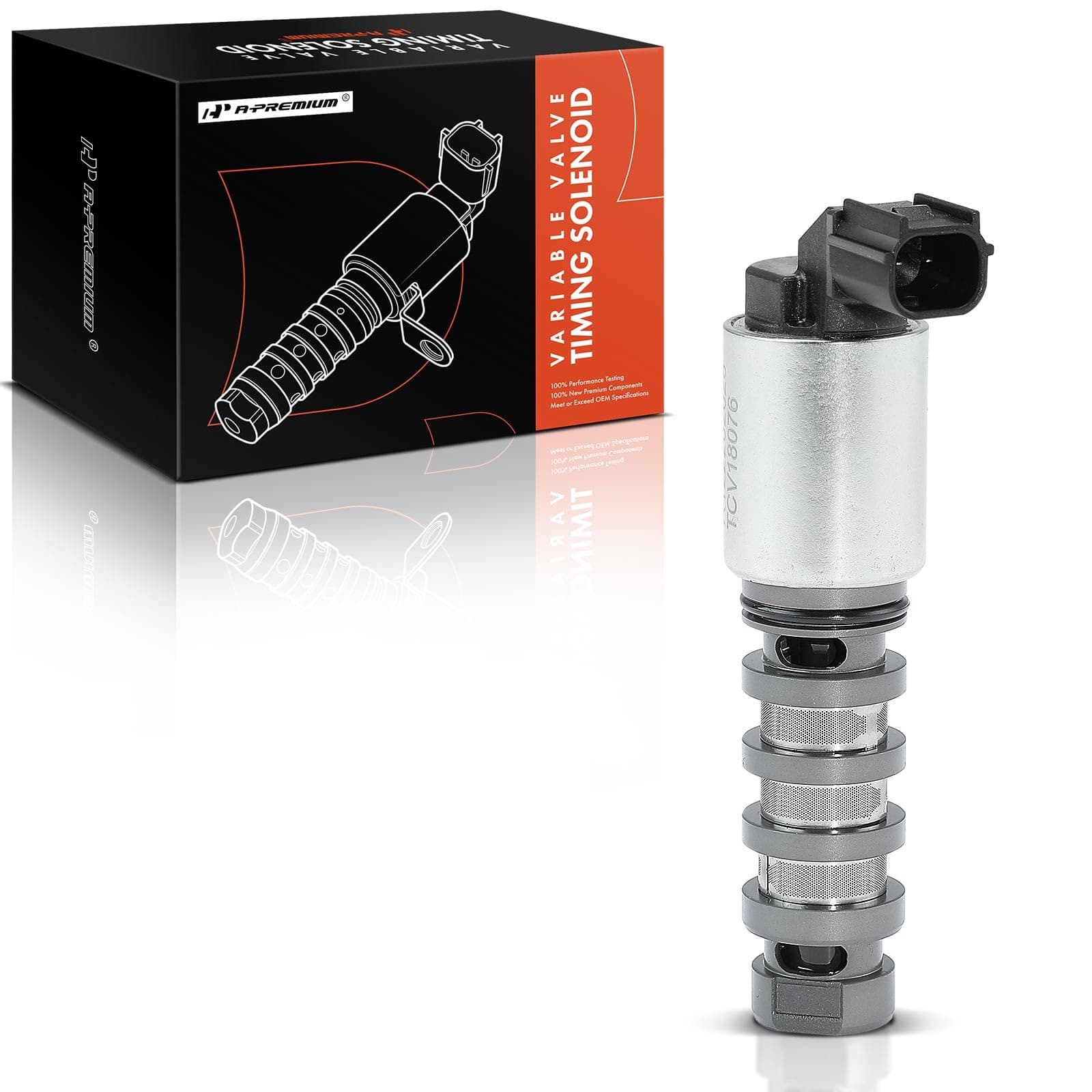Engine Variable Valve Timing (VVT) Solenoid Compatible with Honda Accord 2008-2012, CR-V 2012-2014, Crosstour 2012-2015, L4 2.4L, Replace# 15830R44A01, 15830R5AA01