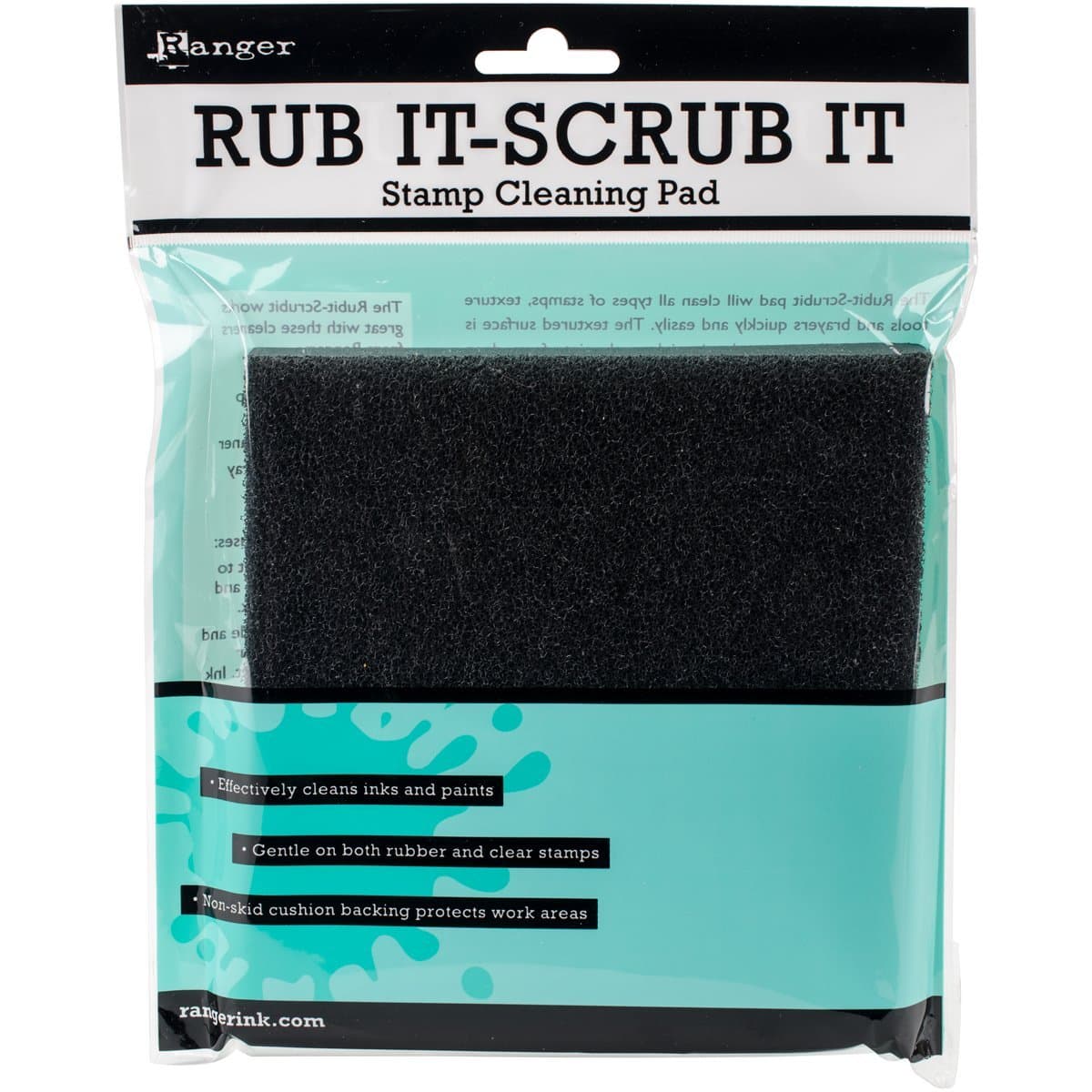 Ranger RUB09863 Foam Backed Scrubby, black