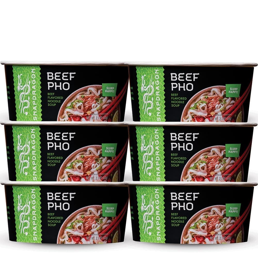 Pho Soup Bowl, Beef Pho, 2.1 oz (Pack of 6)