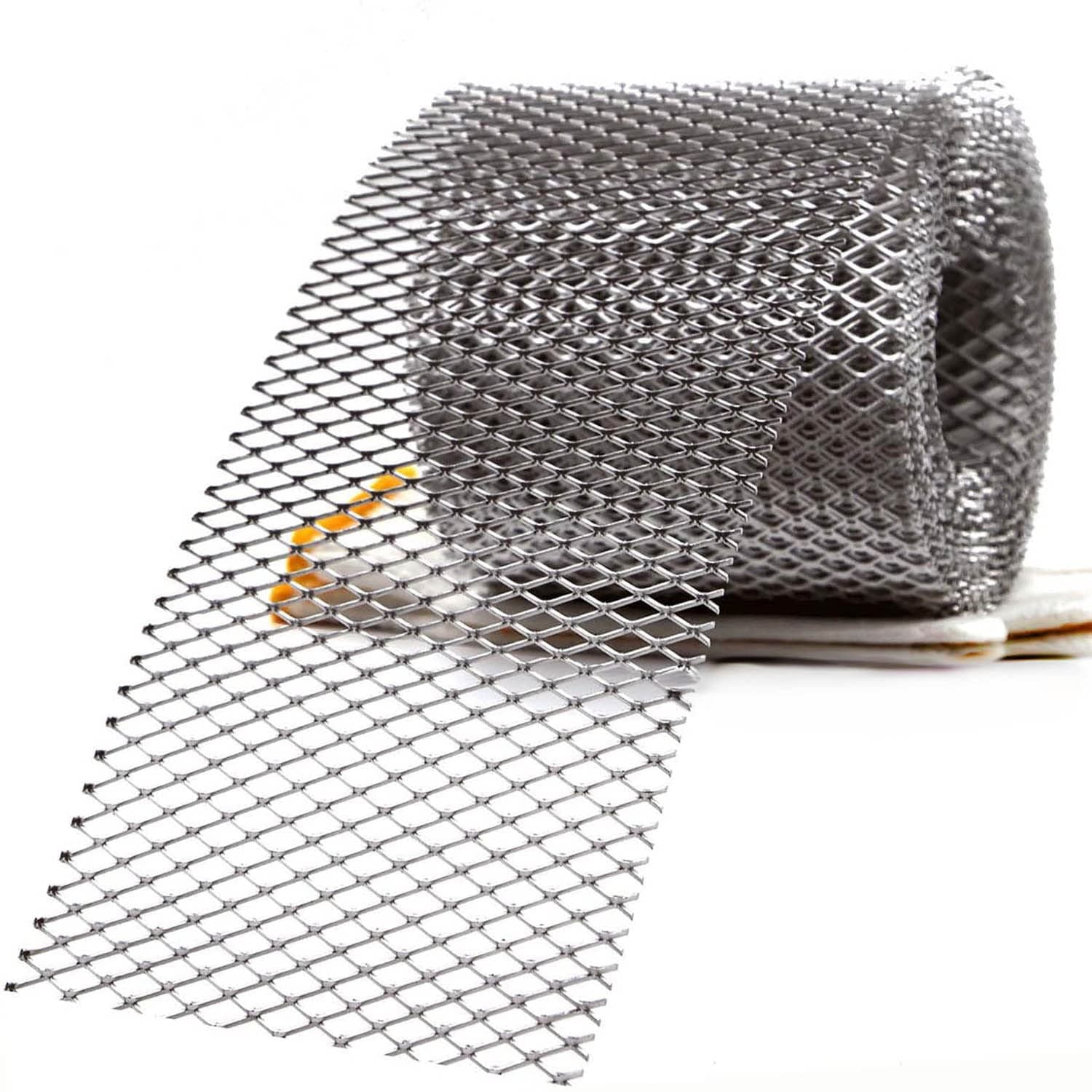 Carligo Thickened Gutter Guard, Leaf Guards for Gutters, Aluminum 5 Inch x 21 Feet Leaf Filter Gutter Protection Roll, Gutter Covers Screen, Rain Gutter Leaf Guards, Gutter Mesh