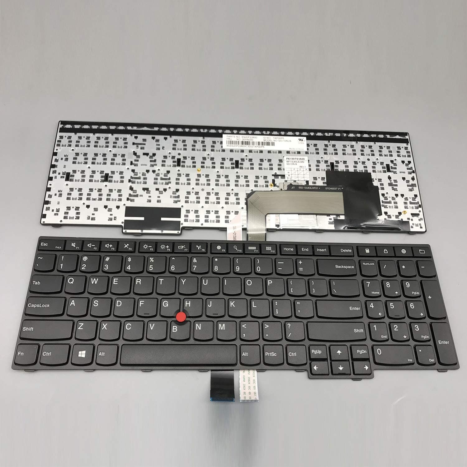 Sierra Blackmon Replacement Keyboard for Thinkpad E550 E550C E555 E560 E565 Laptop