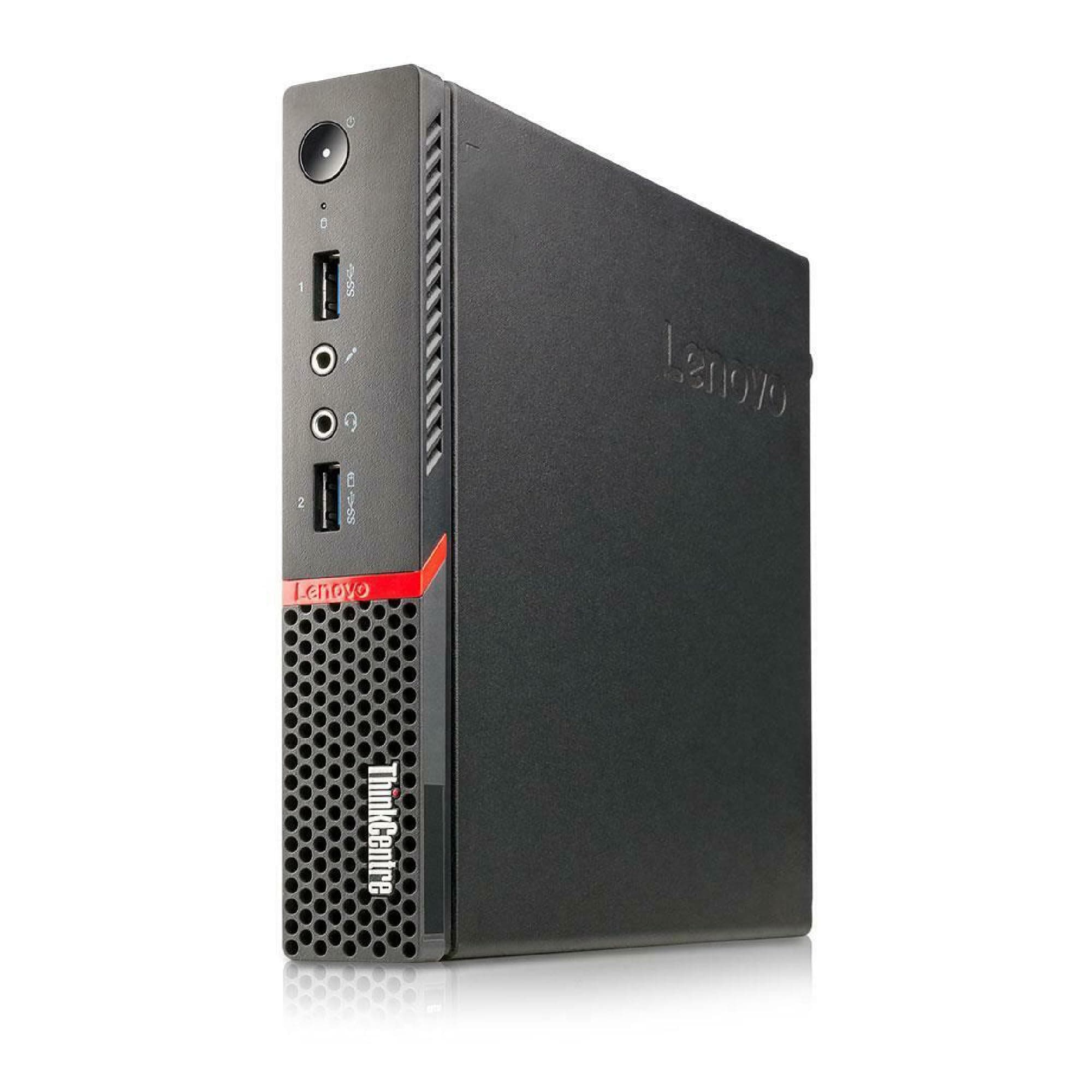 Lenovo ThinkCentre M900 Tiny Desktop Micro Tower PC (Intel Core i5-6500T, 8 GB Ram, 256 GB SSD, USB 3.0, WiFi) Windows 10 Pro (Renewed)