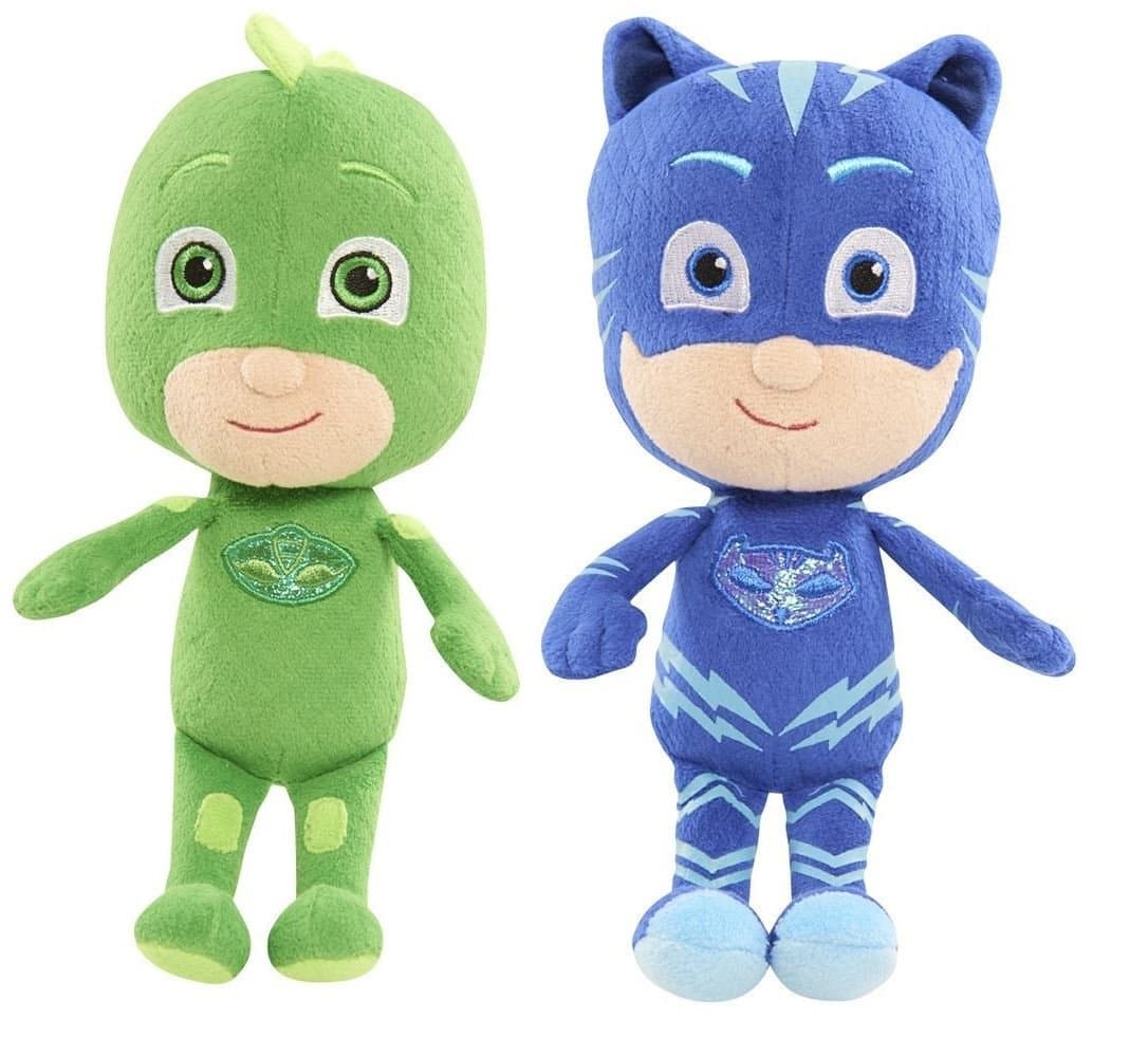 PJ Masks Plush Bundle - Gekko and Catboy - 2 Items Supplied