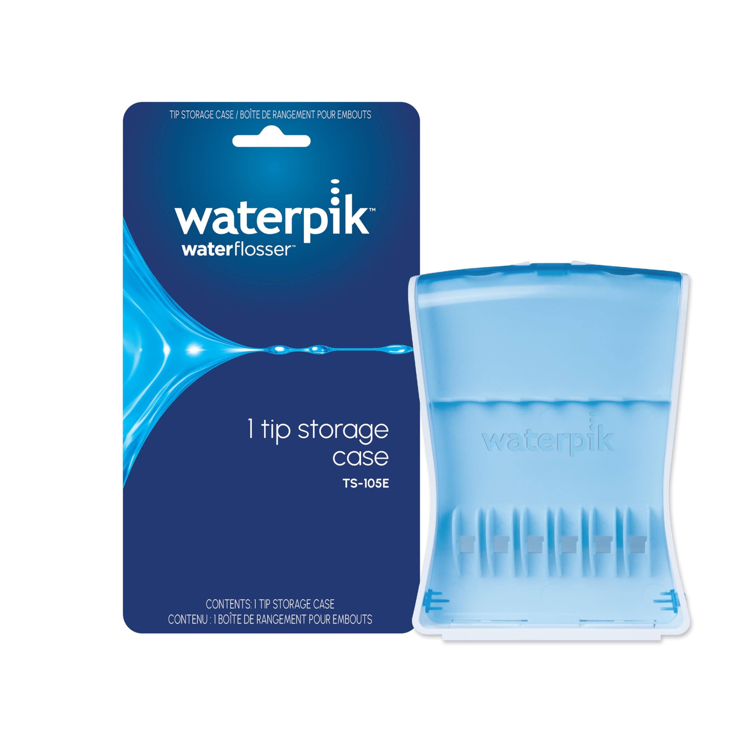 Waterpik Convenient Hygienic Sturdy Storage Case for Replacement Tips, No Tips Included
