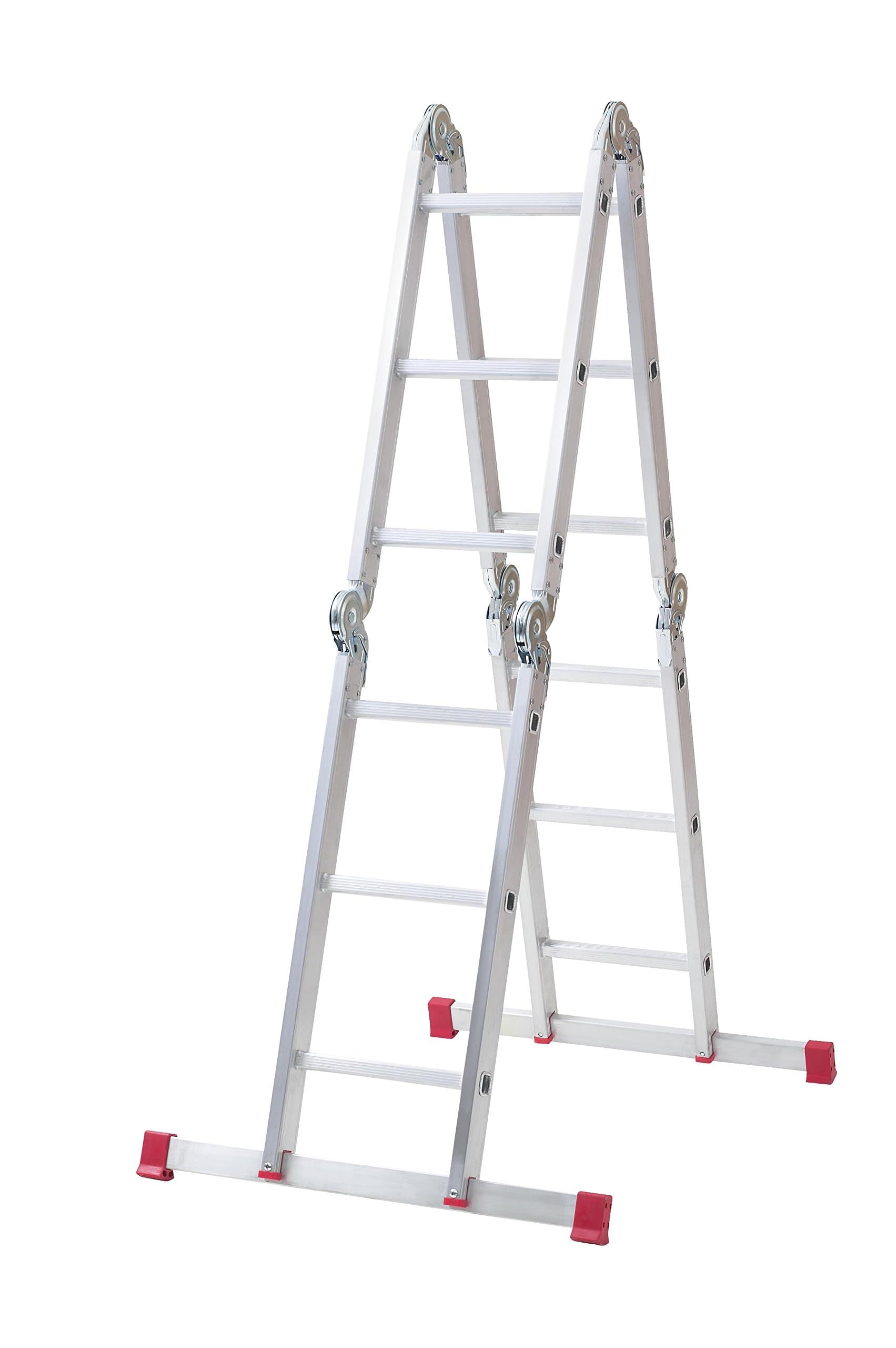 Abru 12 Way Multi-Purpose Combination Ladder with Platform, Heavy Duty 150Kg Load Capacity, EN131 certification, 5 Year Guarantee
