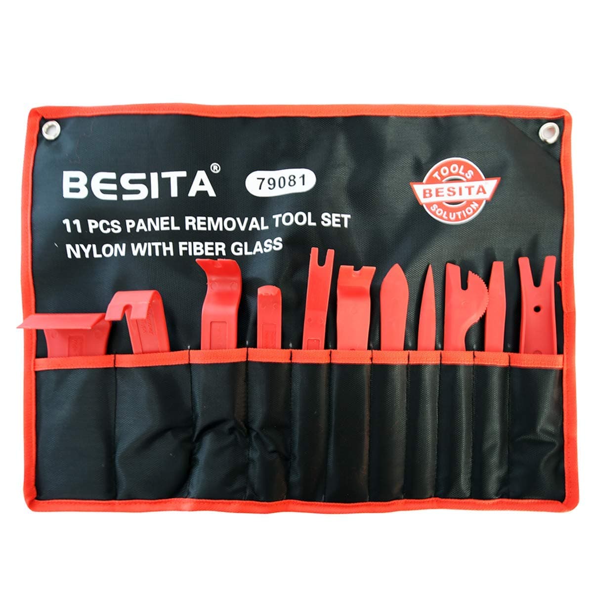 11 Pcs Auto Trim Tool Set with Fastener Removers Strong Nylon Door Panel Tool for Car Dash Radio Audio Installer Interior Pry Tool