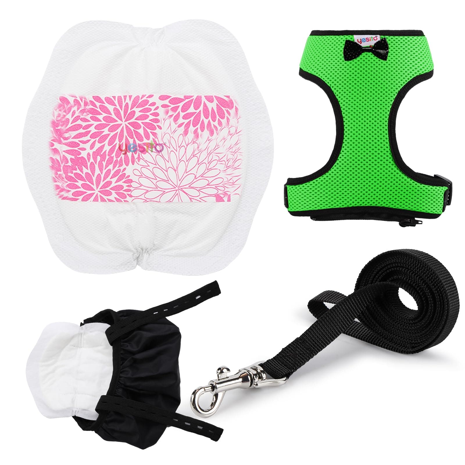 Adjustable Chicken Harness Diaper (5.4ft Leash) – Breathable & Washable Secure Training for Hens, Ducks & Chicks | Outdoor Walking & Discipline Solution