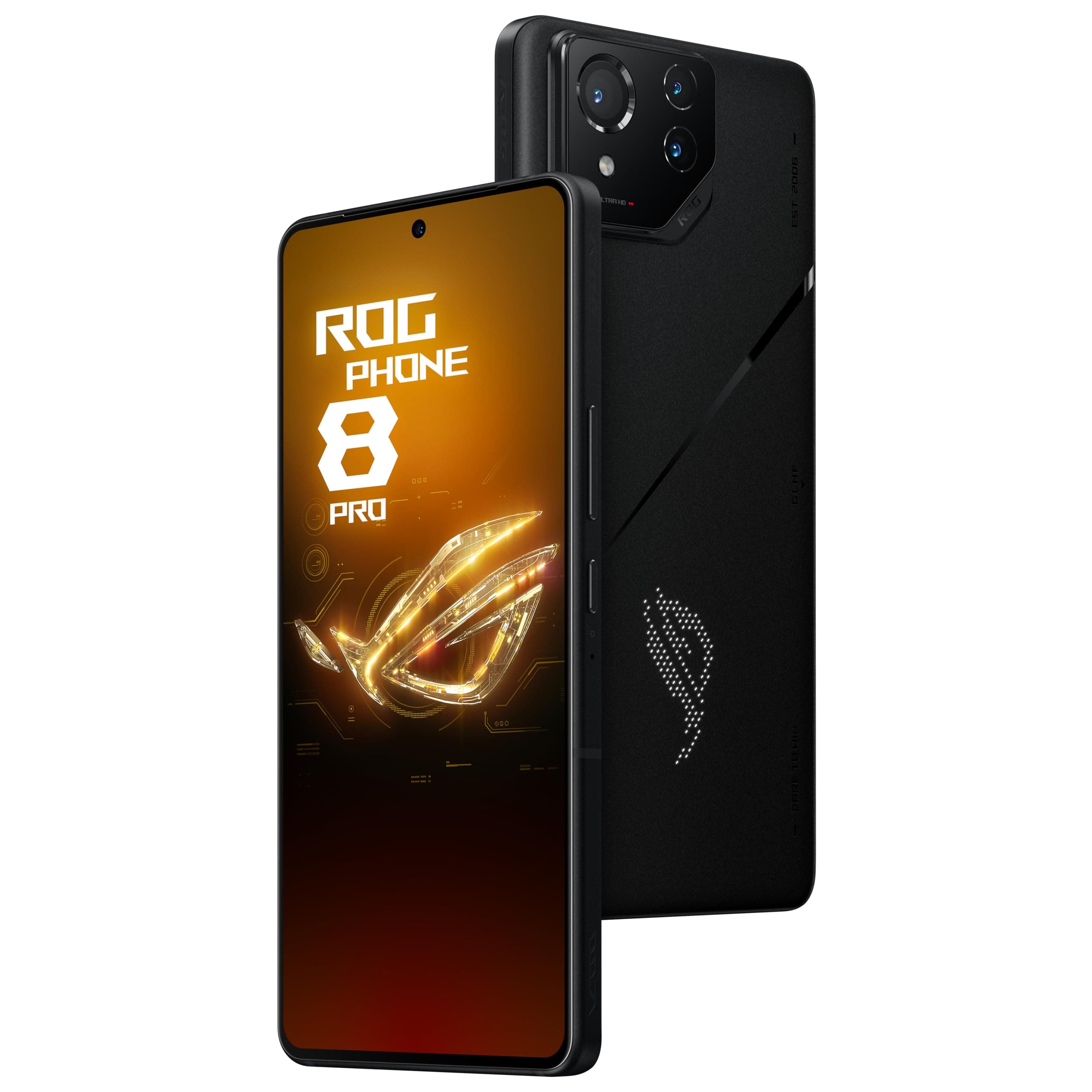 ASUS ROG Phone 8 Pro, Qualcomm Snapdragon 8 Gen 3, SM8650, 6.78" FHD+ (2400x1080) 165Hz, 16GB RAM, 512GB Storage, Android 14, 50MP Gimbal Camera, 5500mAh, Dual Sim, Black, UK