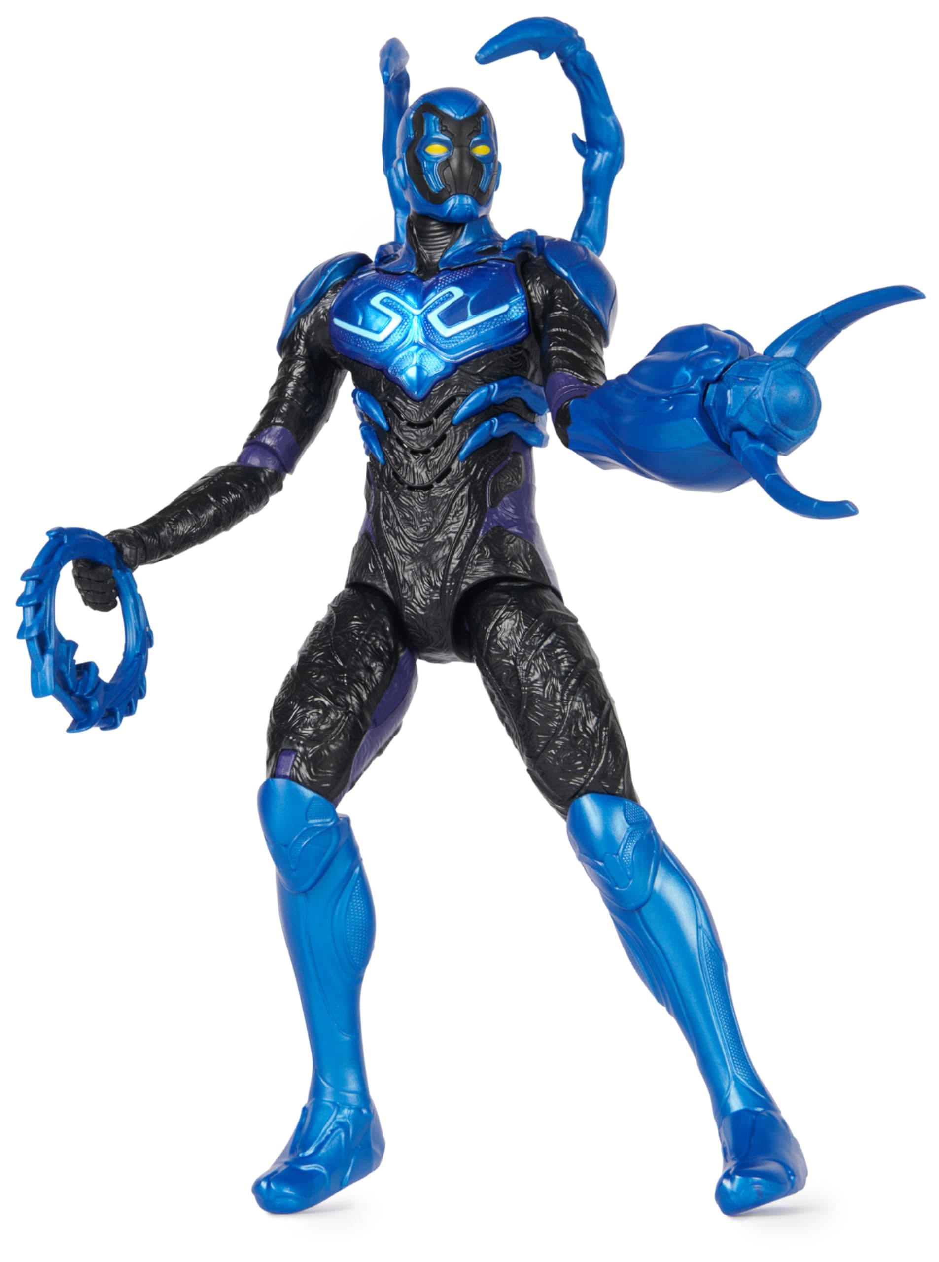 Battle-Mode Blue Beetle Action Figure, 30cm, Lights and Sounds