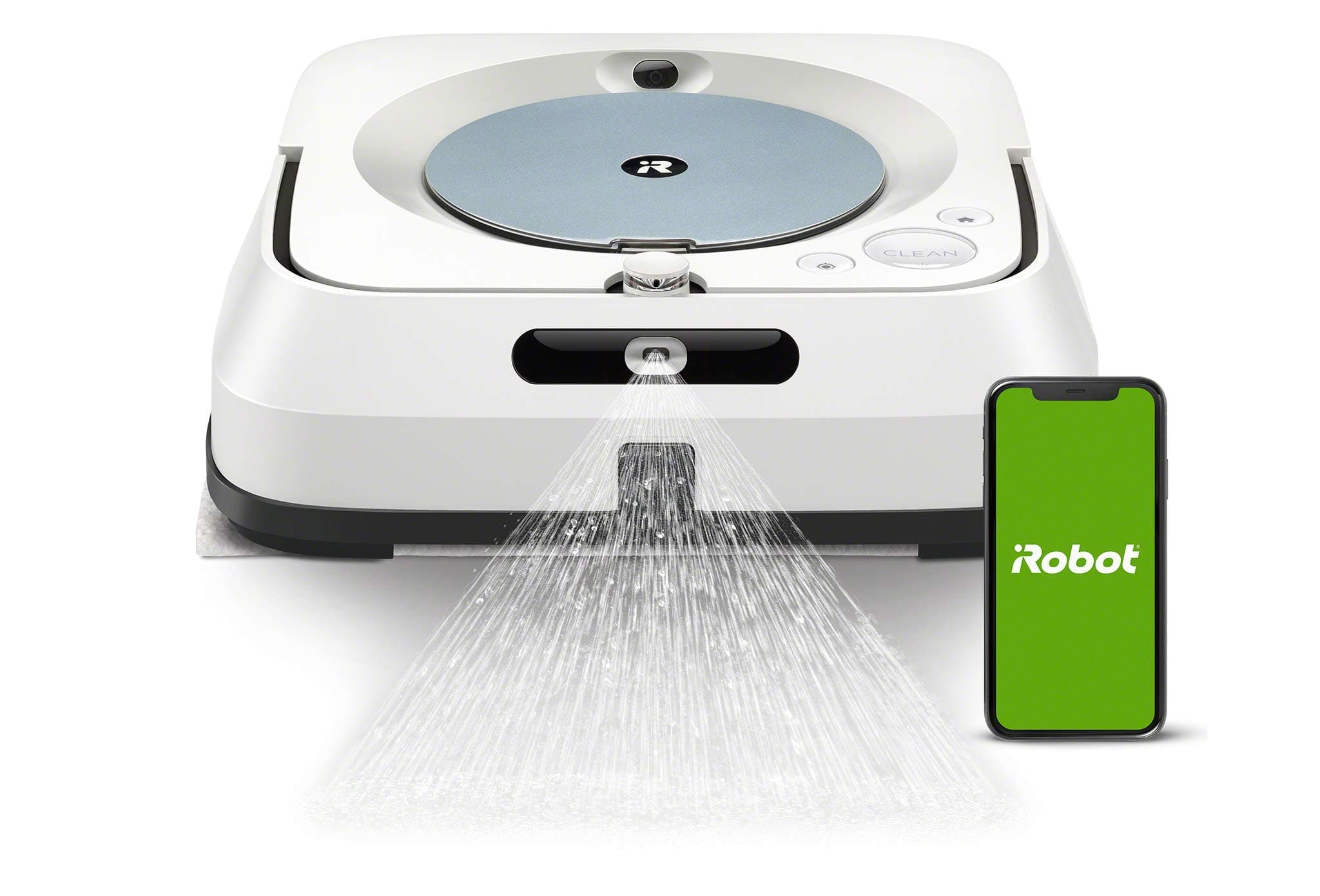 iRobot® Braava jet m613440 Ultimate Connected Robot Mop with Precision Jet Spray - Wet Mopping and Dry Sweeping - Voice Assistant and Imprint Compatibility- Clean by Object - Personalized Suggestions