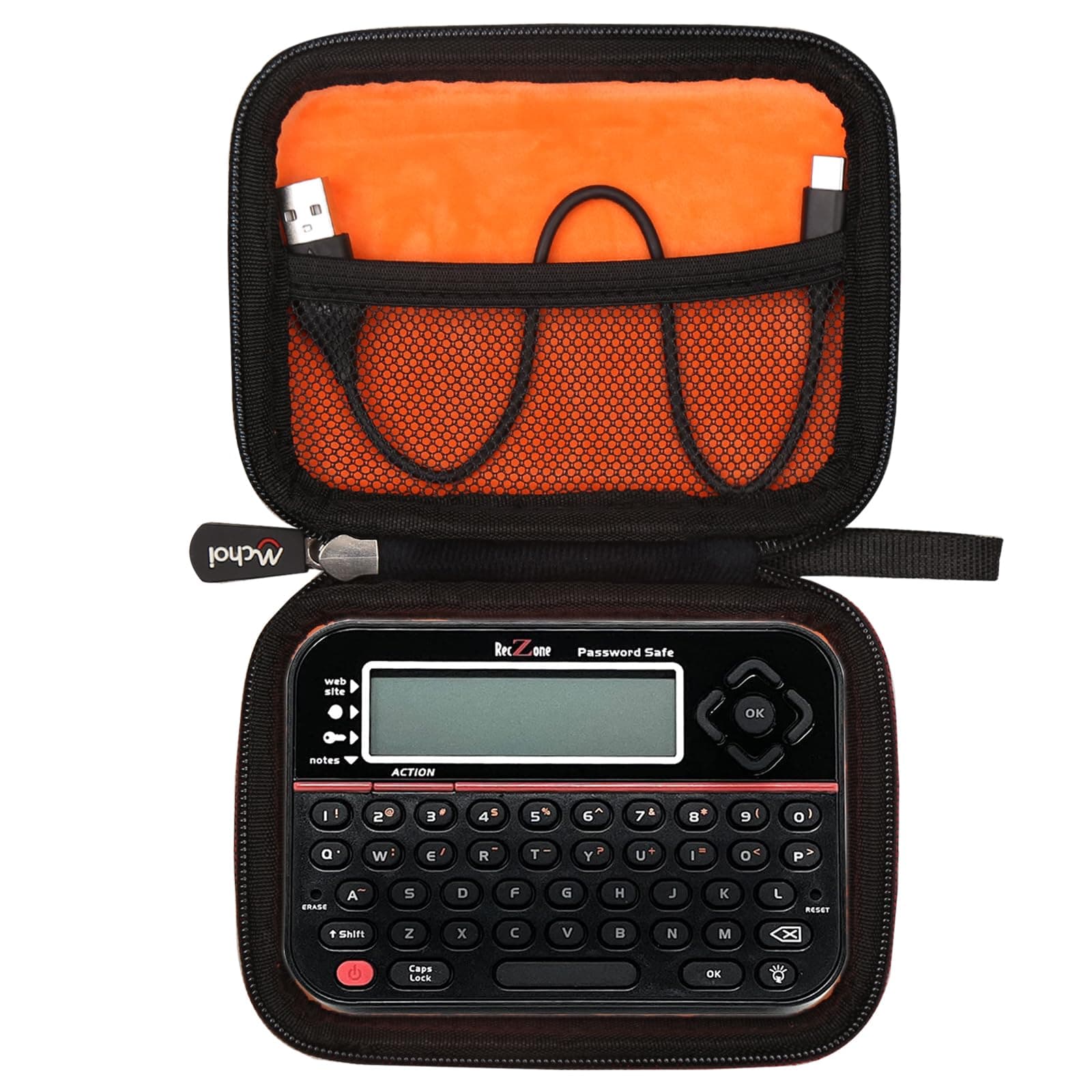 Mchoi Hard Portable Case Compatible with John N. Hansen Reczone Password Safe Device, Case Only