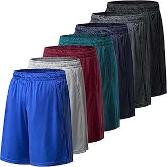 BALENNZAthletic Shorts for Men with Pockets and Elastic Waistband Quick Dry Activewear