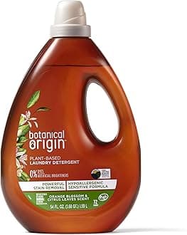 Botanical Origins Plant-based Laundry Detergent Orange Blossom and Citrus Leaves, 54 oz (72 loads)