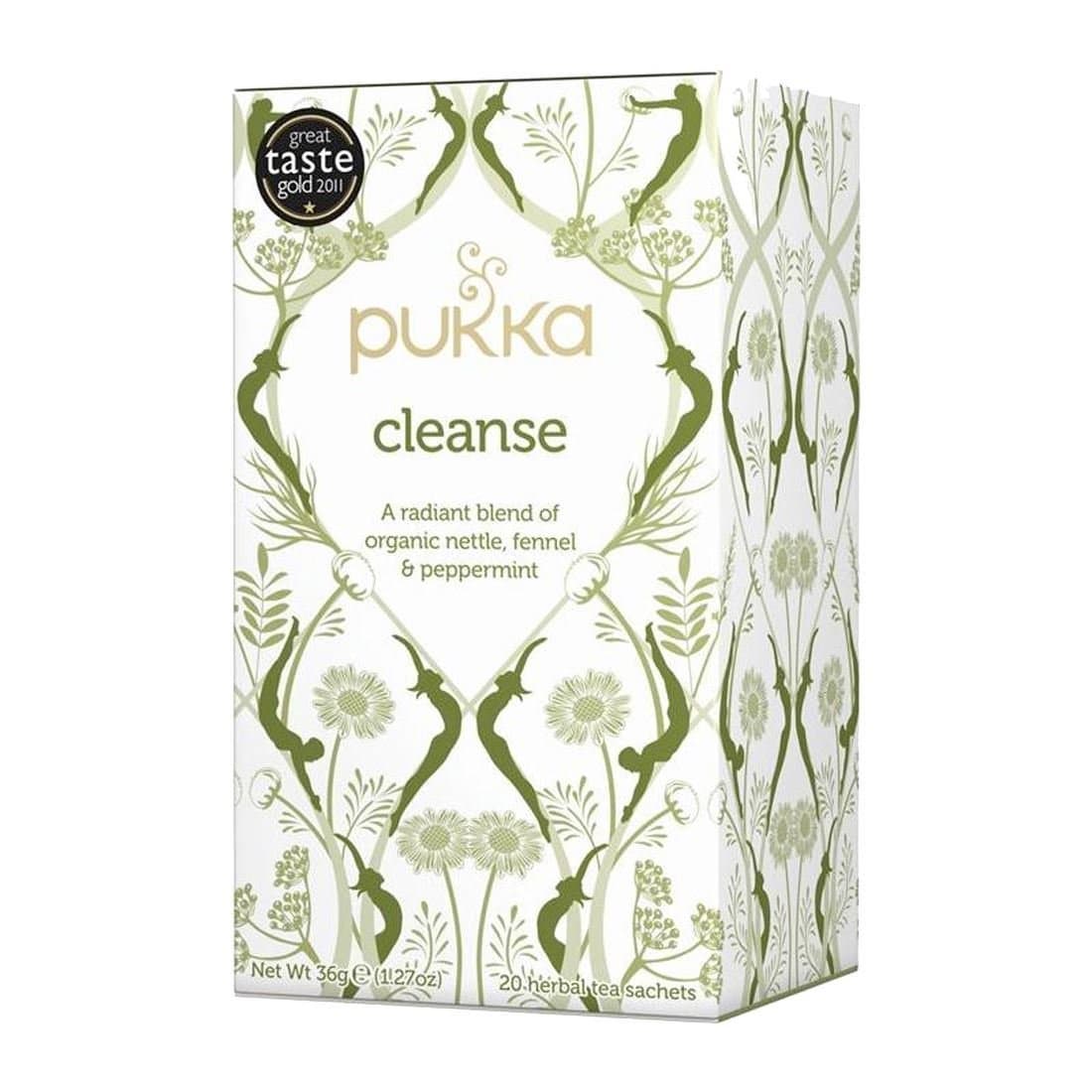 (3 PACK) - Pukka Herbs - Cleanse Tea | 20 sachet | 3 PACK BUNDLE