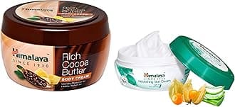 Himalaya Rich Cocoa Butter Body Cream, 200ml & Nourishing Skin Cream, 200ml