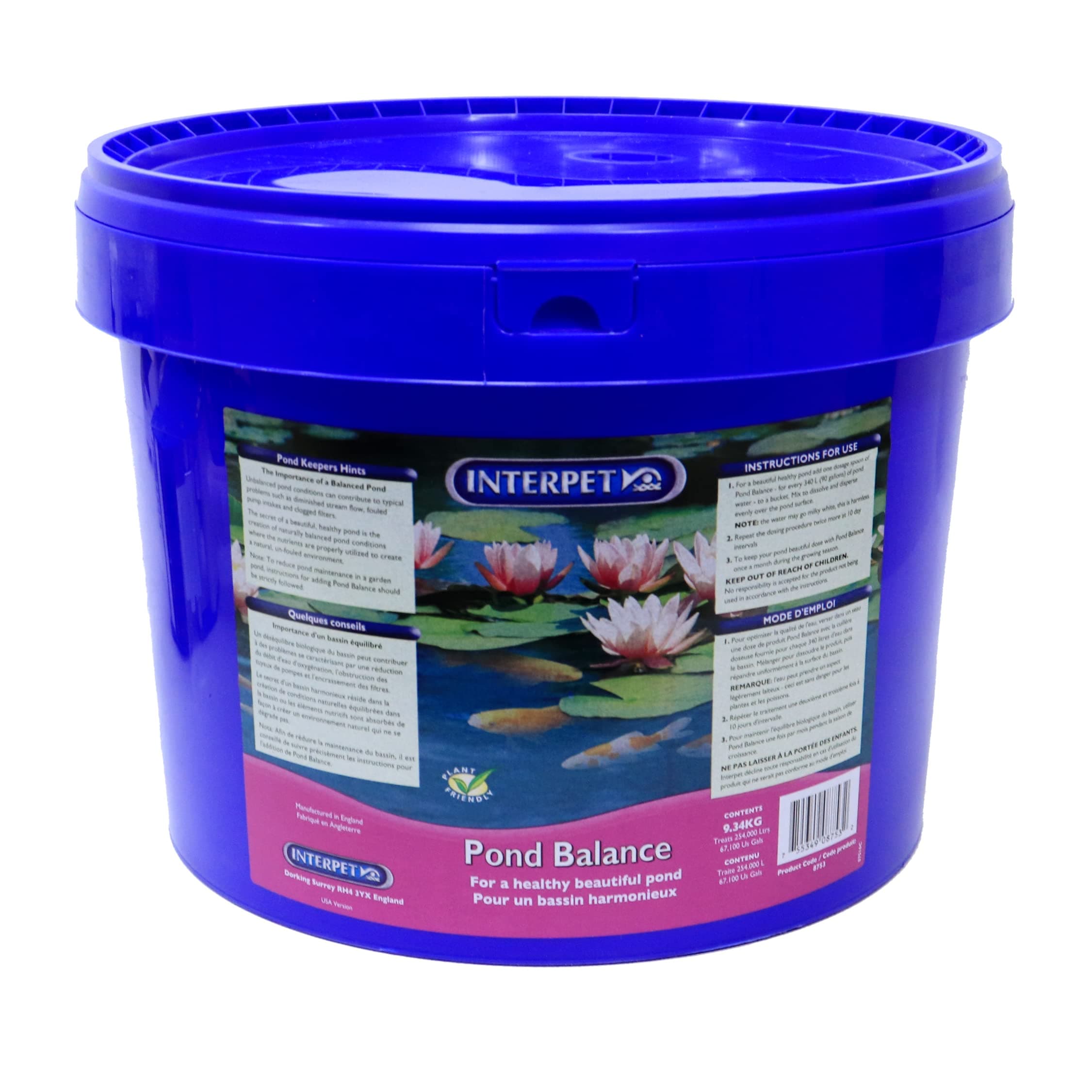 Pond Balance 62000 Gal.