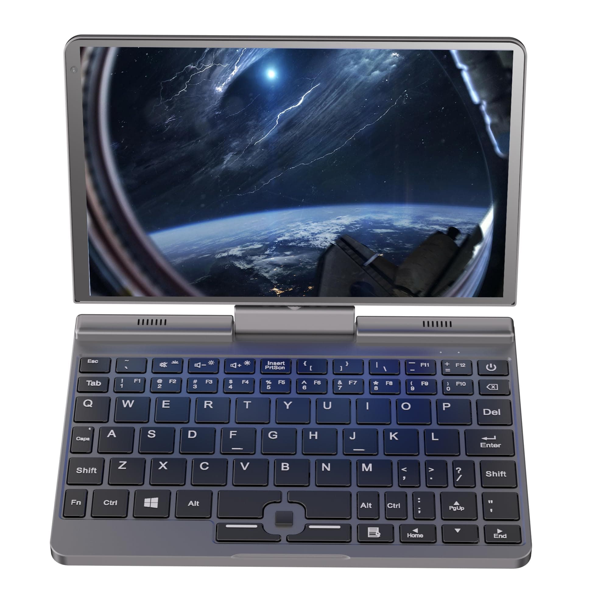 Mini Laptop PC All Metal 8-Inch Touchscreen Gaming Notebook Computer Int 12th Gen CPU Alder Lake-N N100 Windows 11 12G RAM/256GB SSD with Webcam