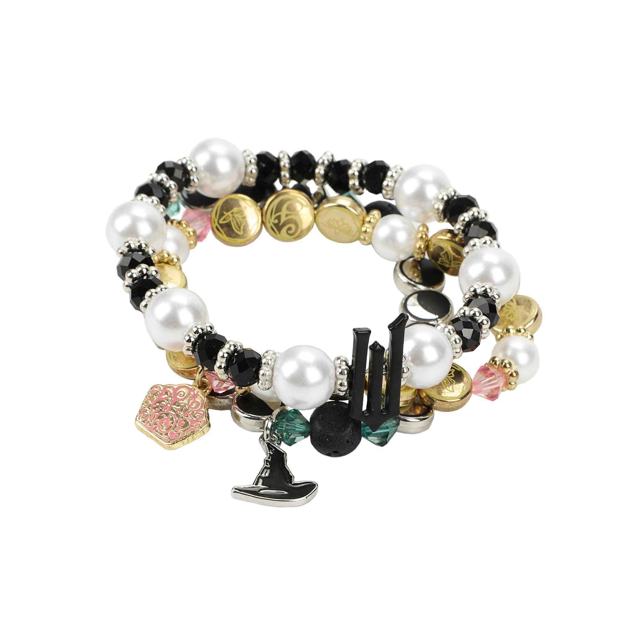 Wicked 3-Piece Stretchy Beaded Bracelet Set