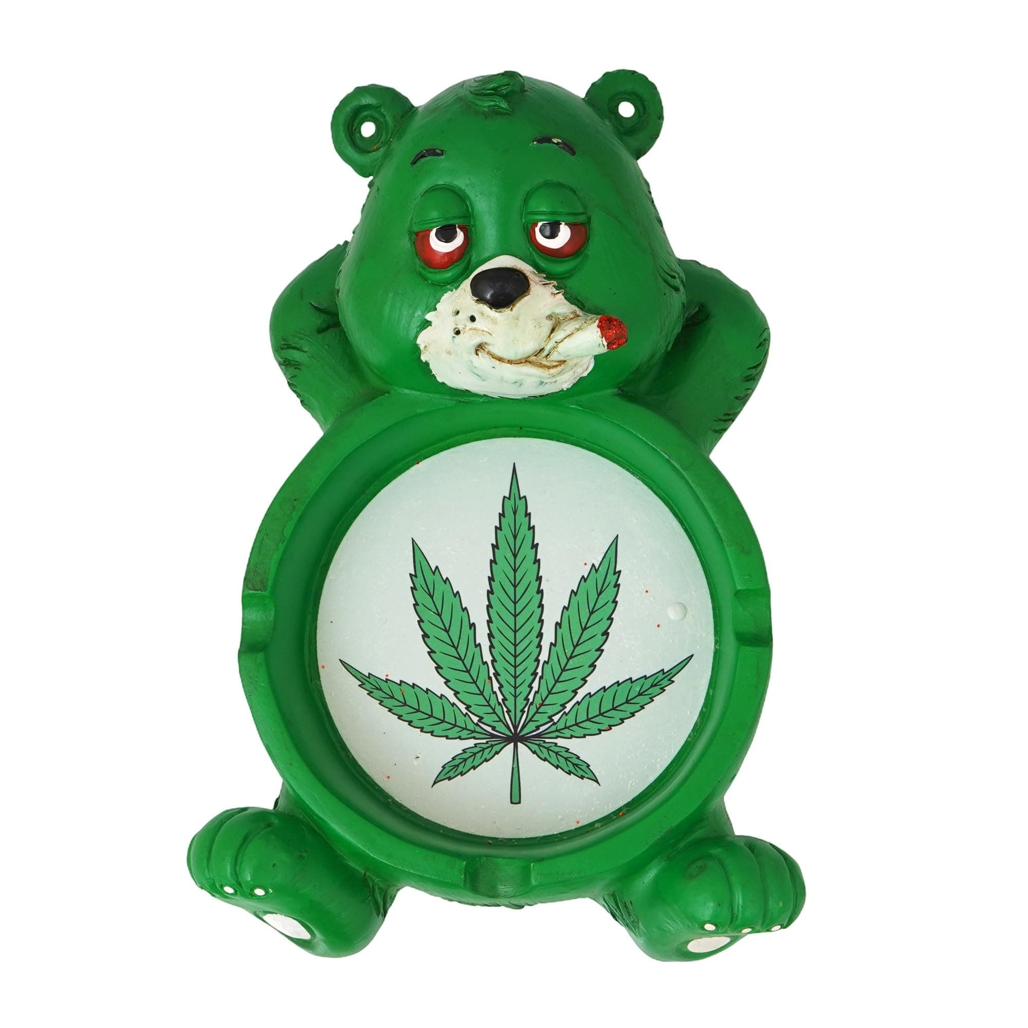 Stoner Bear Polyresin Ashtray - 4"x6"