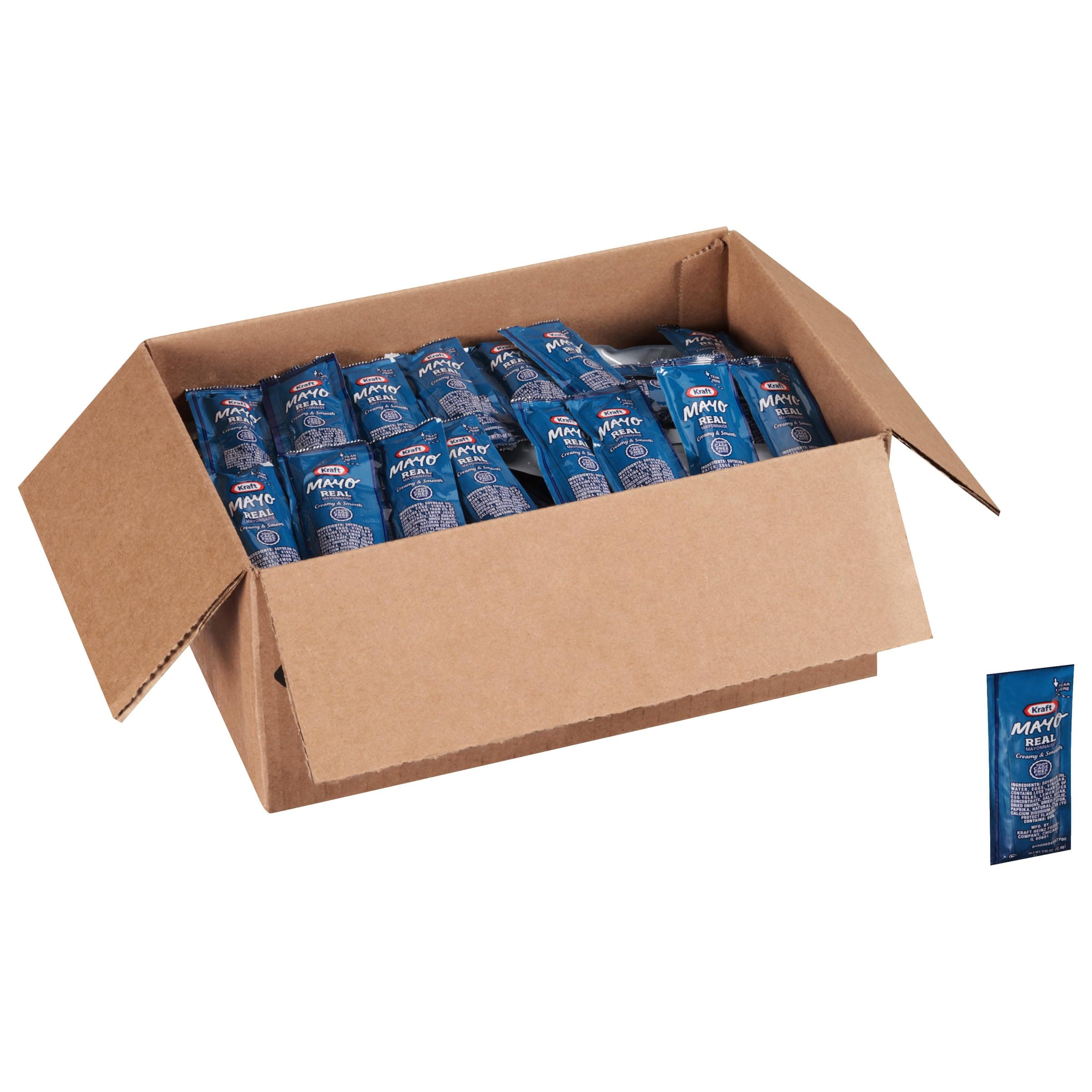 Single Serve Mayonnaise, 0.44 oz. Packets (Pack of 200)