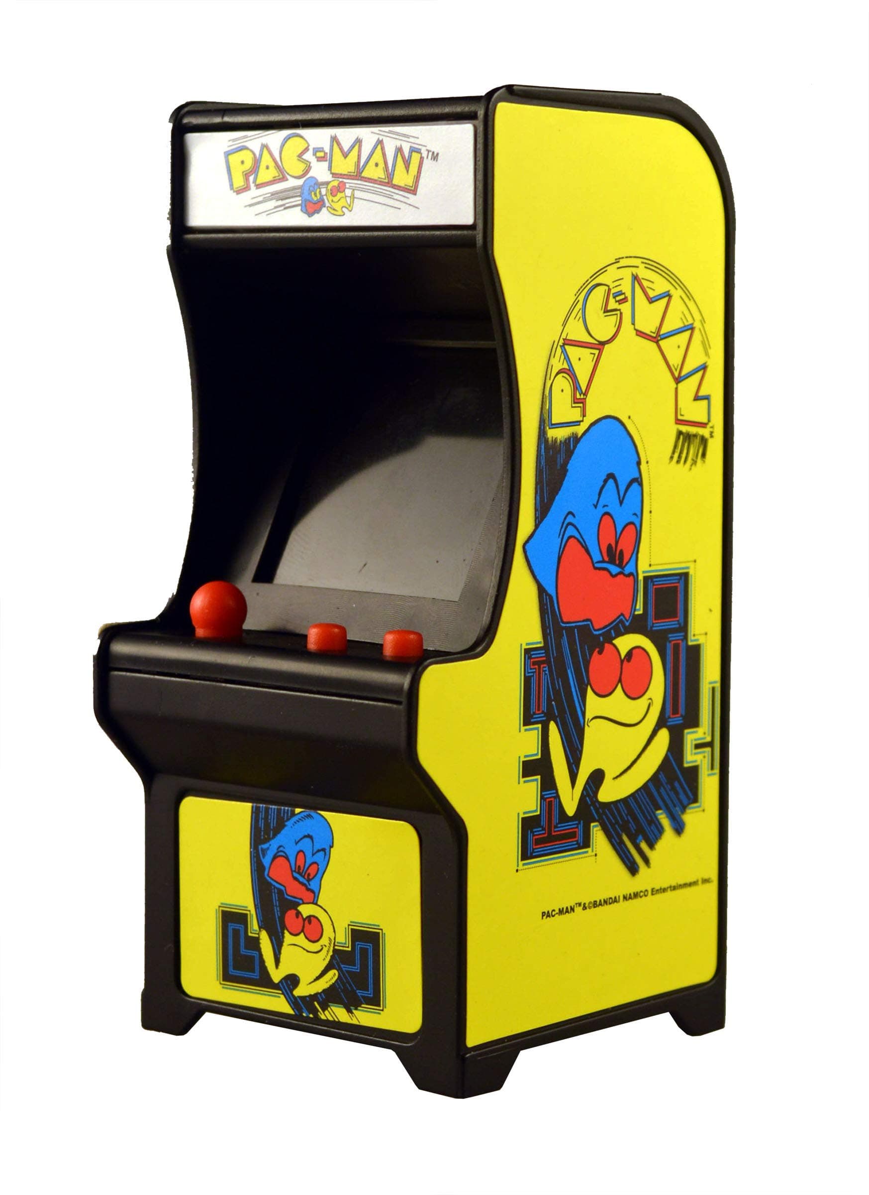 Tiny Arcade Pac-Man 3.5" Mini Retro Game - Functional Arcade Cabinet w/ Real Gameplay & Sounds - Classic Game Fits in the Palm of Your Hand (Ages 8+)