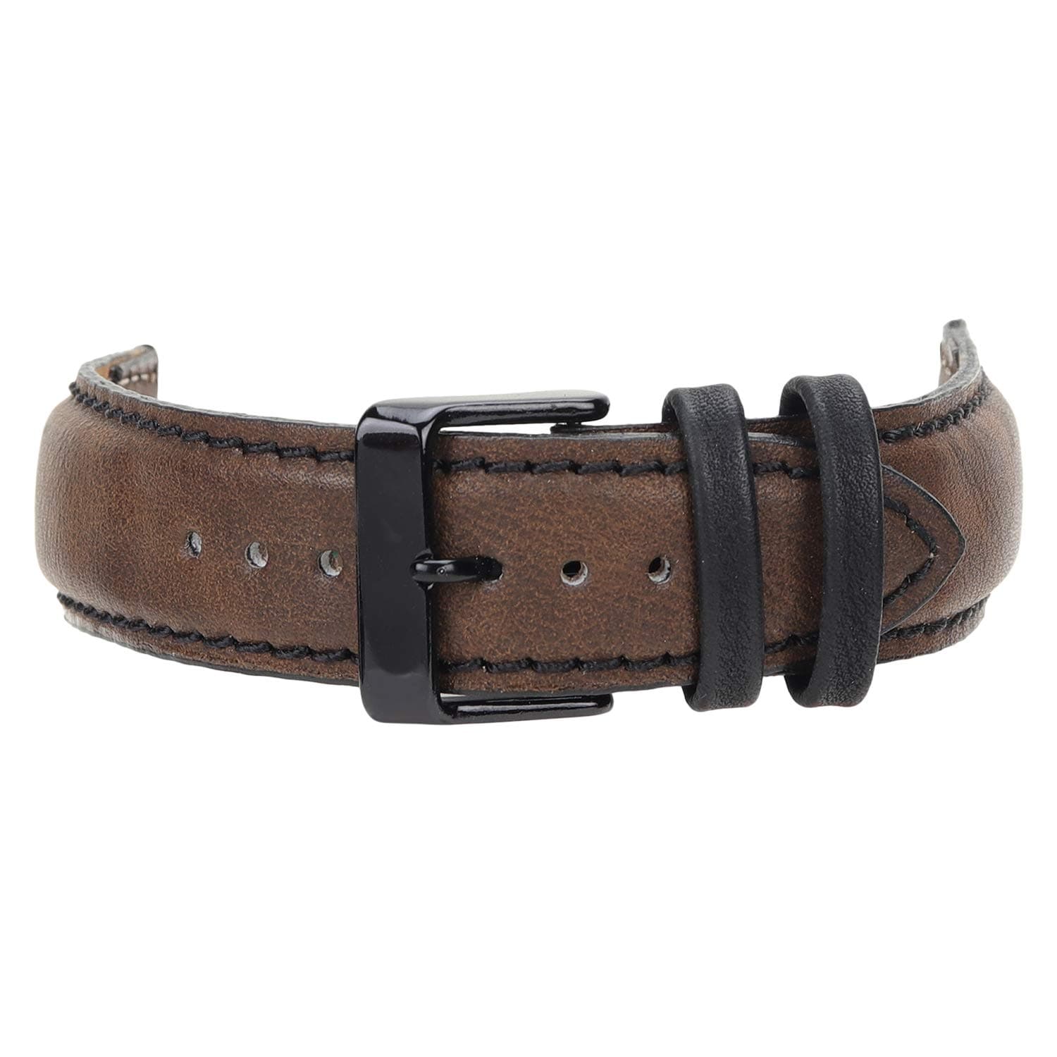 Roycee Vegan Leather Watch Strap Size 20mm (9450220) Brown