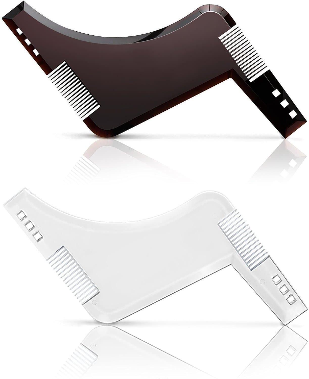 The Beard Shaping Tool Beard Comb The perfect Beard Shaper Template-PERFECT Gift your Boyfriend/Husband/Dad!(2 Pack)