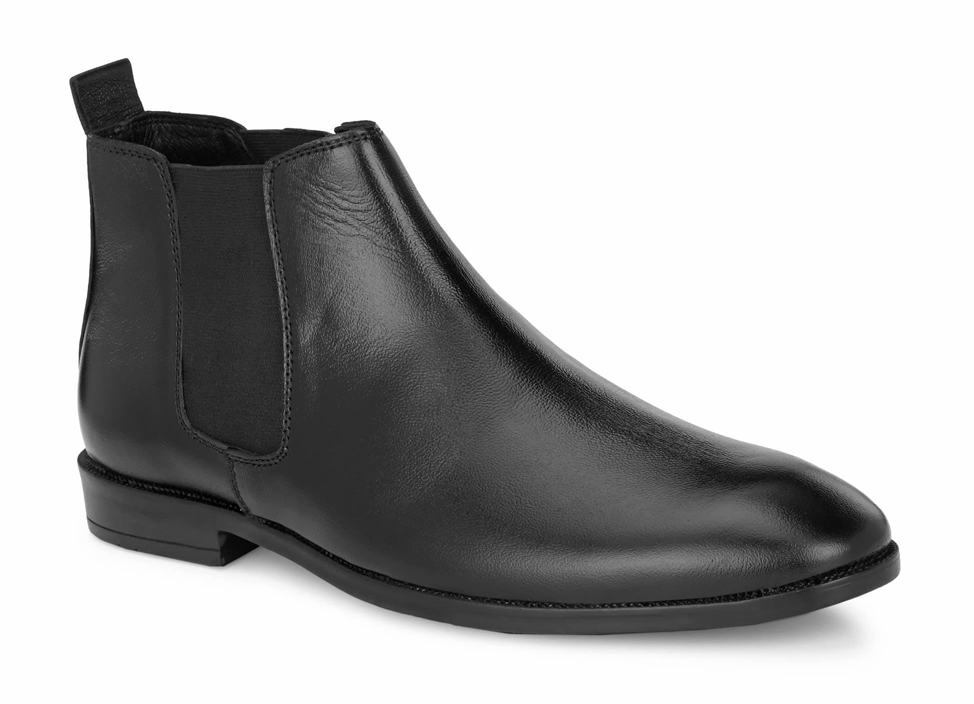 AFROJACKMen's Original Leather Chelsea Boots