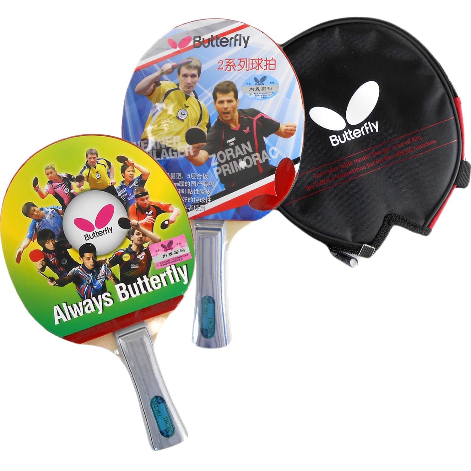 Super Paddle TBC-202 FL Table Tennis Racket with Case