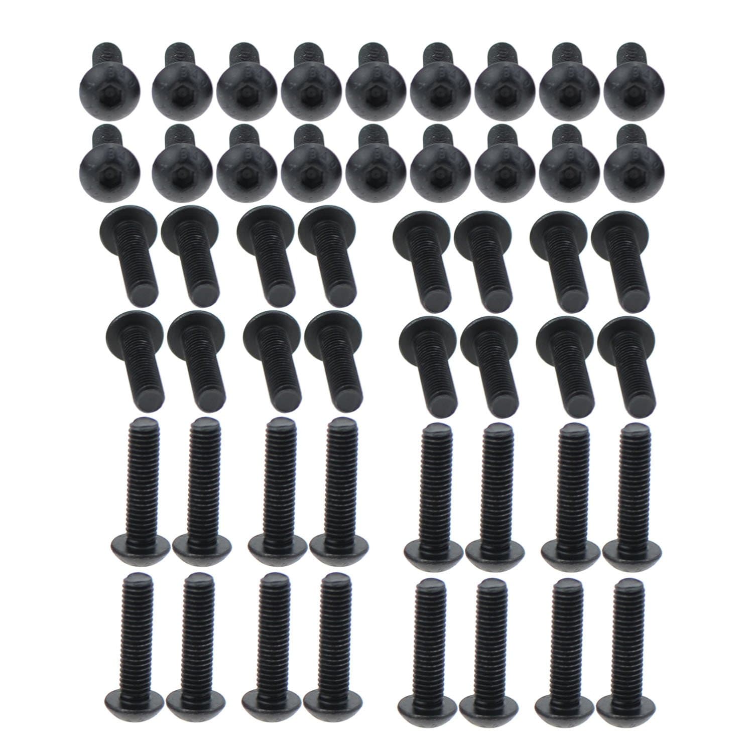 XunLiu Grade 10.9 Alloy Steel Button Head Hex Socket Screws (M5X20)