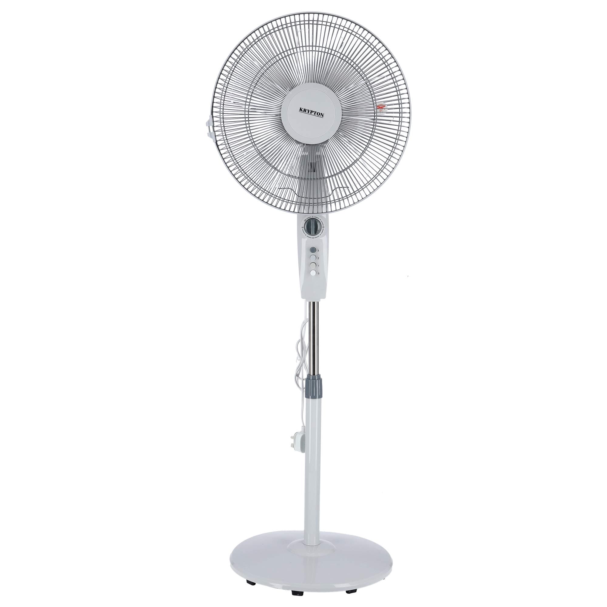 Stand Fan, White 16 Inch, KNF6112