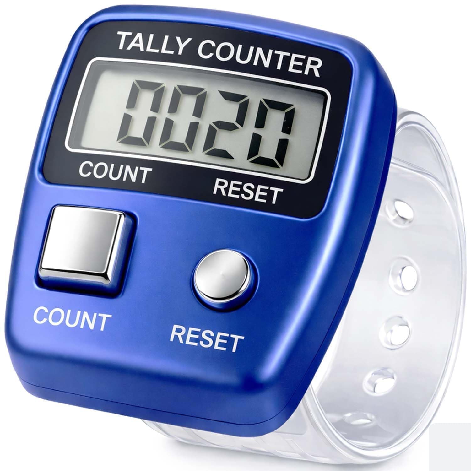 ASTROGHAR Mini Hand Tally Counter Finger Ring Digital Electronic Head Count,Japa Counter