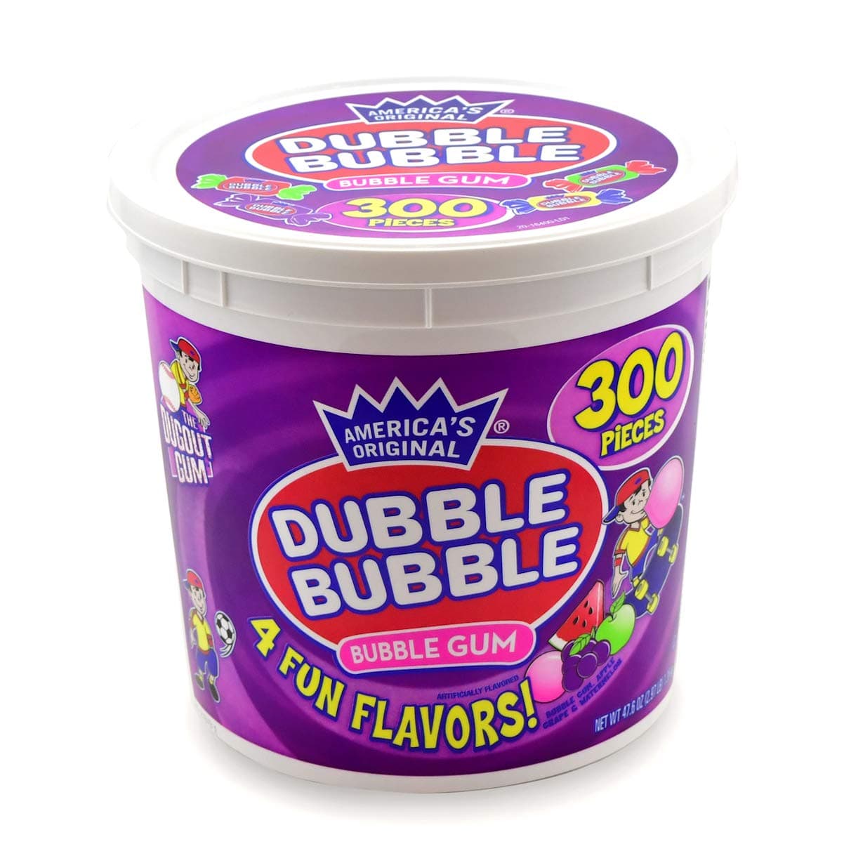 Dubble Bubble - Assorted Flavors, 300 count tub