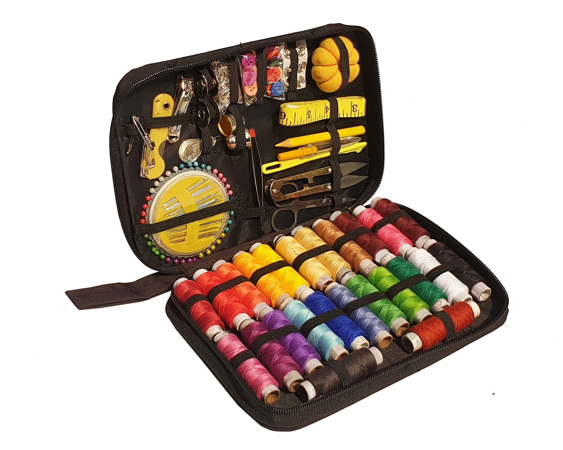 - CHILLAXPLUS 172 pcs Sewing kit | Stitching kit | Stiching kit | Sewing kit Box | Thread Box Set | Travel kit | sui dhaga Box for Home | Travel kit | Tailoring Tools | Embroidery kit | Gifts for Women