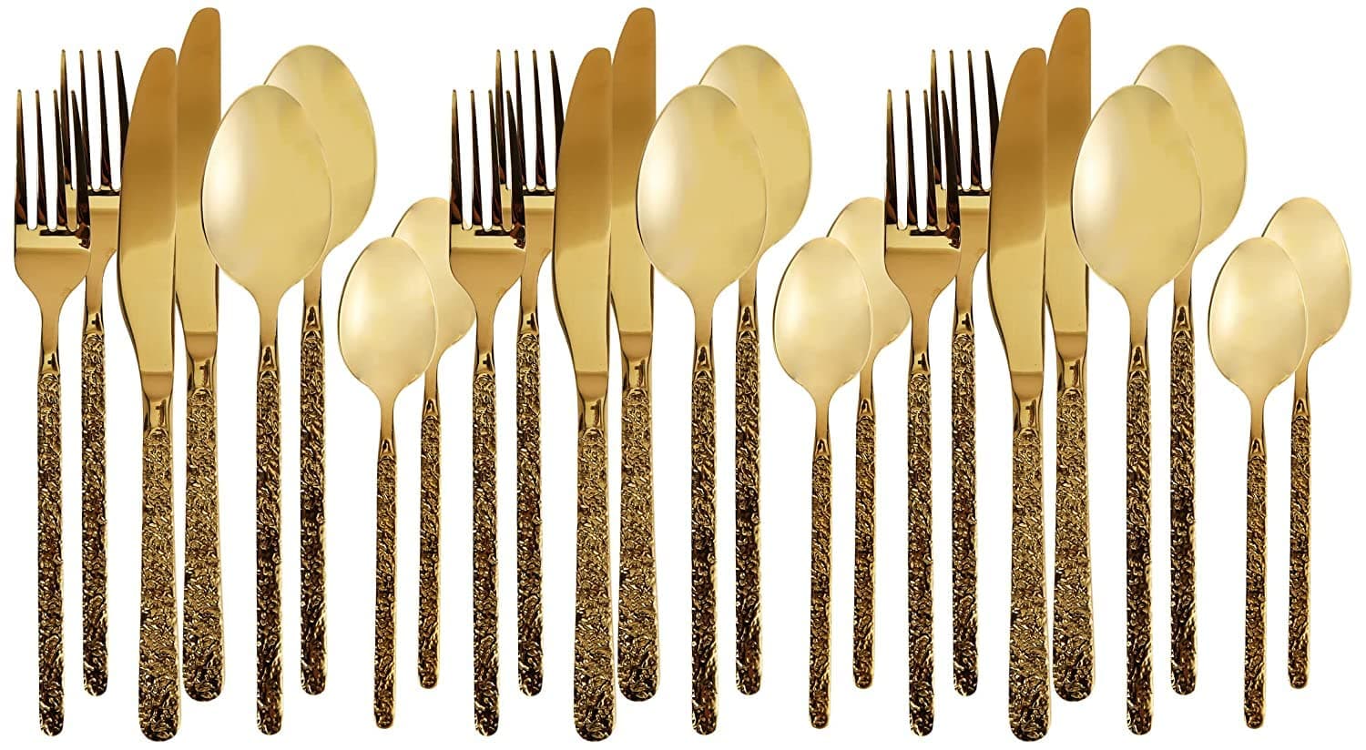 V A V 24-PIECE FLATWARE CUTLERY SET FOR 6 PEOPLE.