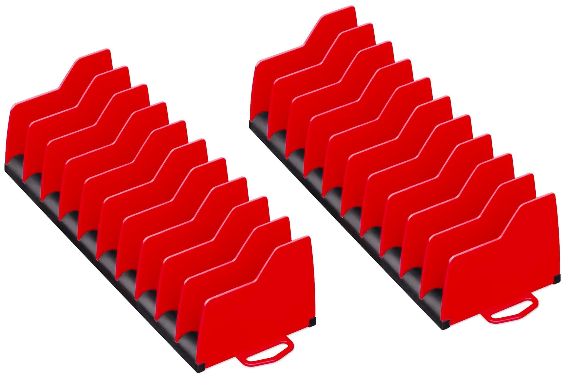 MLTOOLS Pliers Pro Premium No-Slip Organizer, 2-Pack Holds 20 Tools of Any Size, Rubber Base Keeps Tools in Place, Fuel & Solvent Resistant Tool Holder – Made in USA