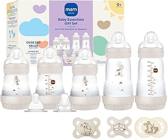 MAM Matte Essentials Gift Set, 10-Piece, Newborn, Unisex,1 Count (Pack of 1)