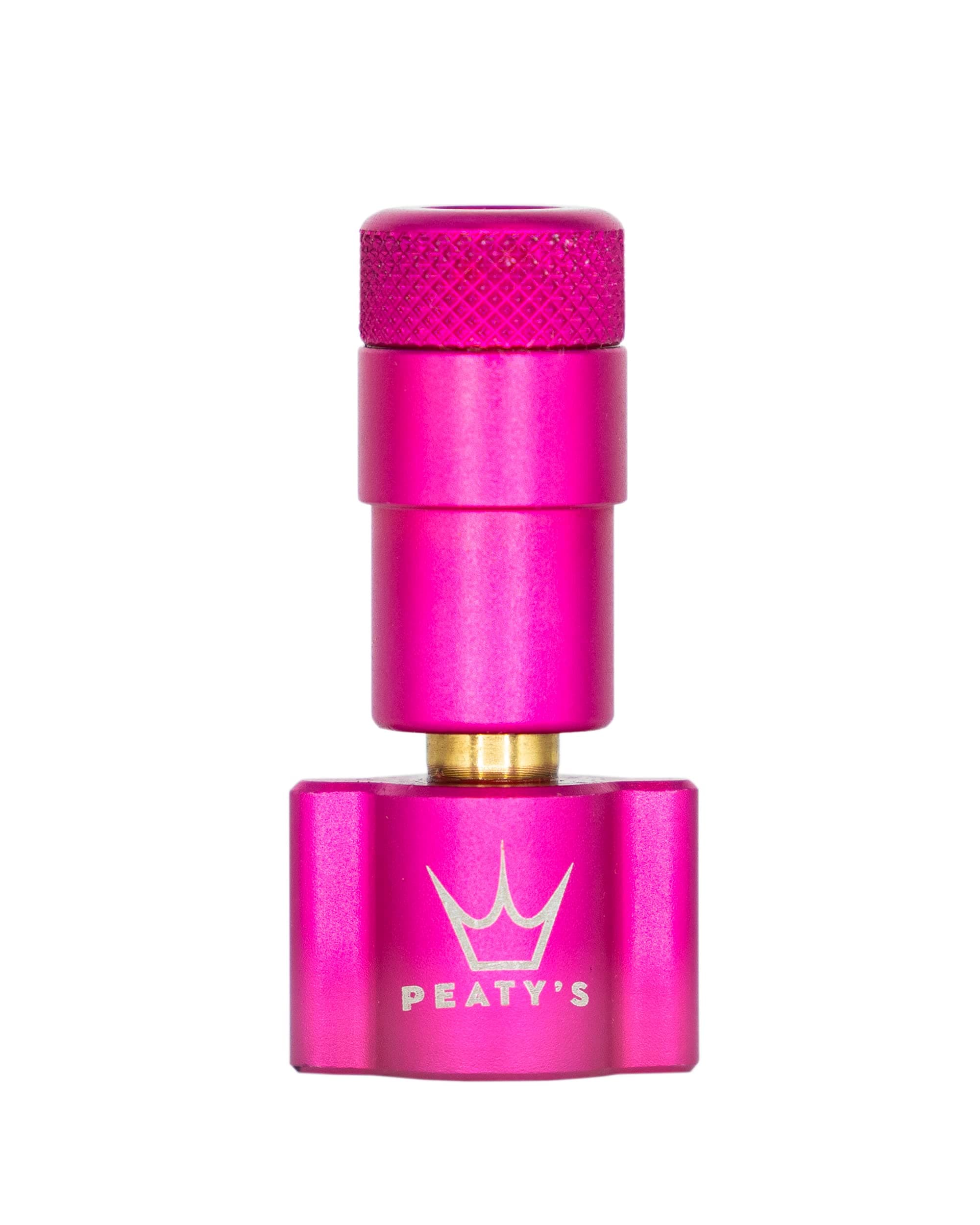 Peaty's CO2 Tyre Inflator Head Only - Unique Compact Straight Line Design for Maximum Airflow & Rapid Inflation, Presta Valve Compatible Bike Tire Pump for Mountain, Road & Gravel Bikes