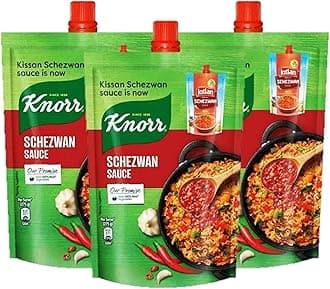 Kissan Knorr Schezwan Sauce, 200g (Pack of 3)