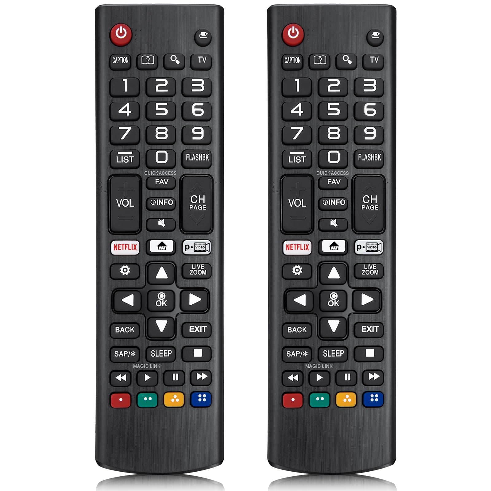 【Pack of 2】 for LG Smart TV Remote Control Replacement,Universal for All LG Smart TVs