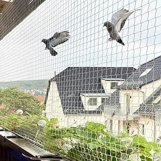 Mr. Right Pigeon Net for Balconies, Bird Control, Anti Bird and Monkey Heavy Duty HDPE Mesh Net for Balconies (10x6ft), Installation Kit Included