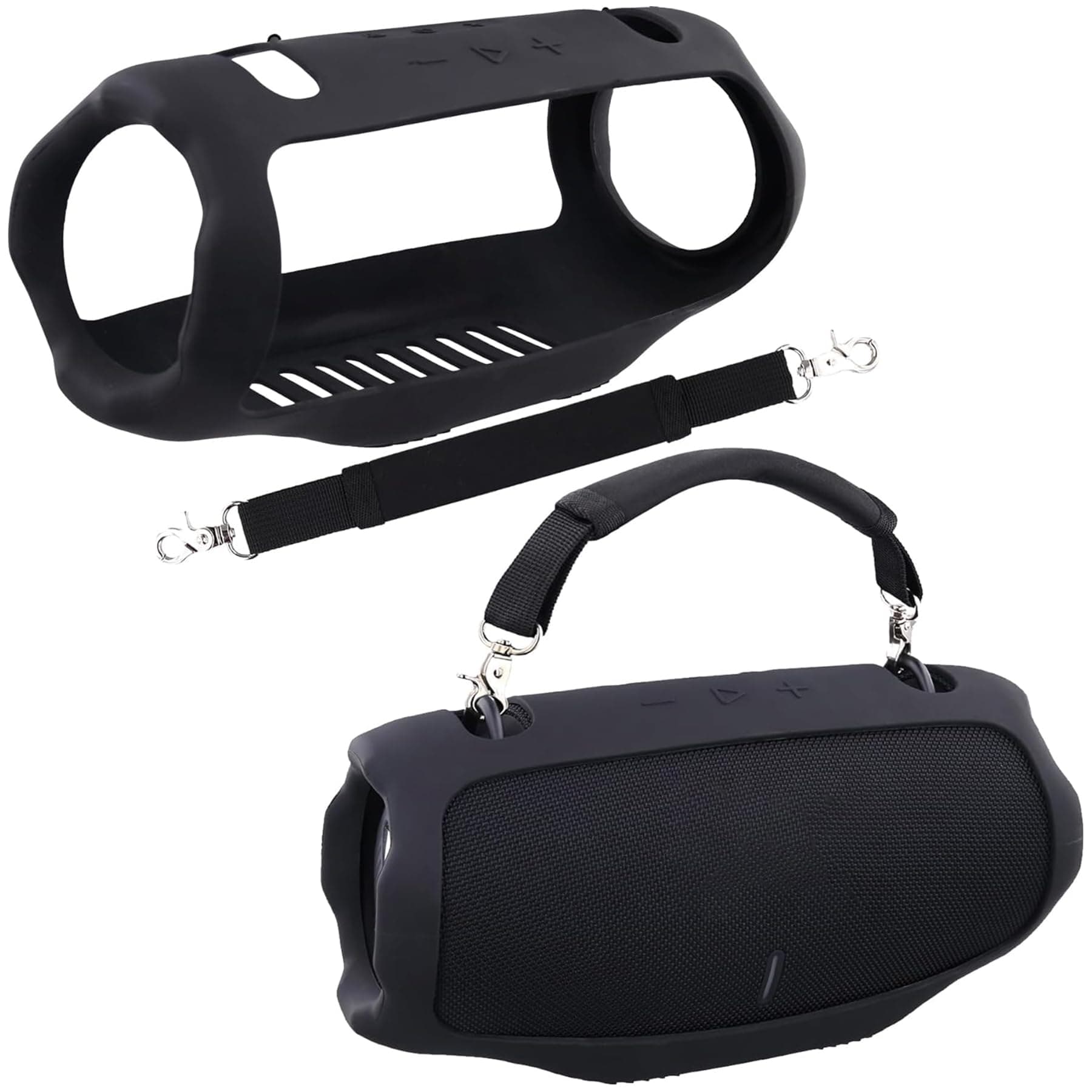 Carry Case Silicone Case Compatible with JBL Xtreme 4 Portable Bluetooth Speaker, Portable Ultralight Silicone Protective Case with Speaker Handle (Speaker Not Included)